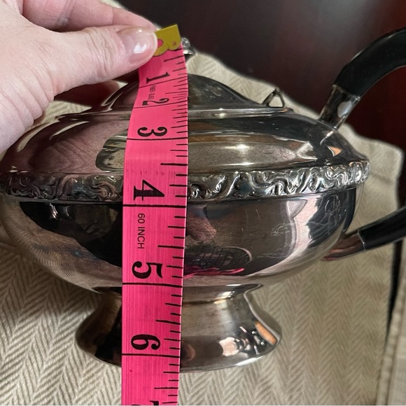 Vintage Silver Plated Coronet 4pc Coffee/Tea Set - Picture 13 of 16